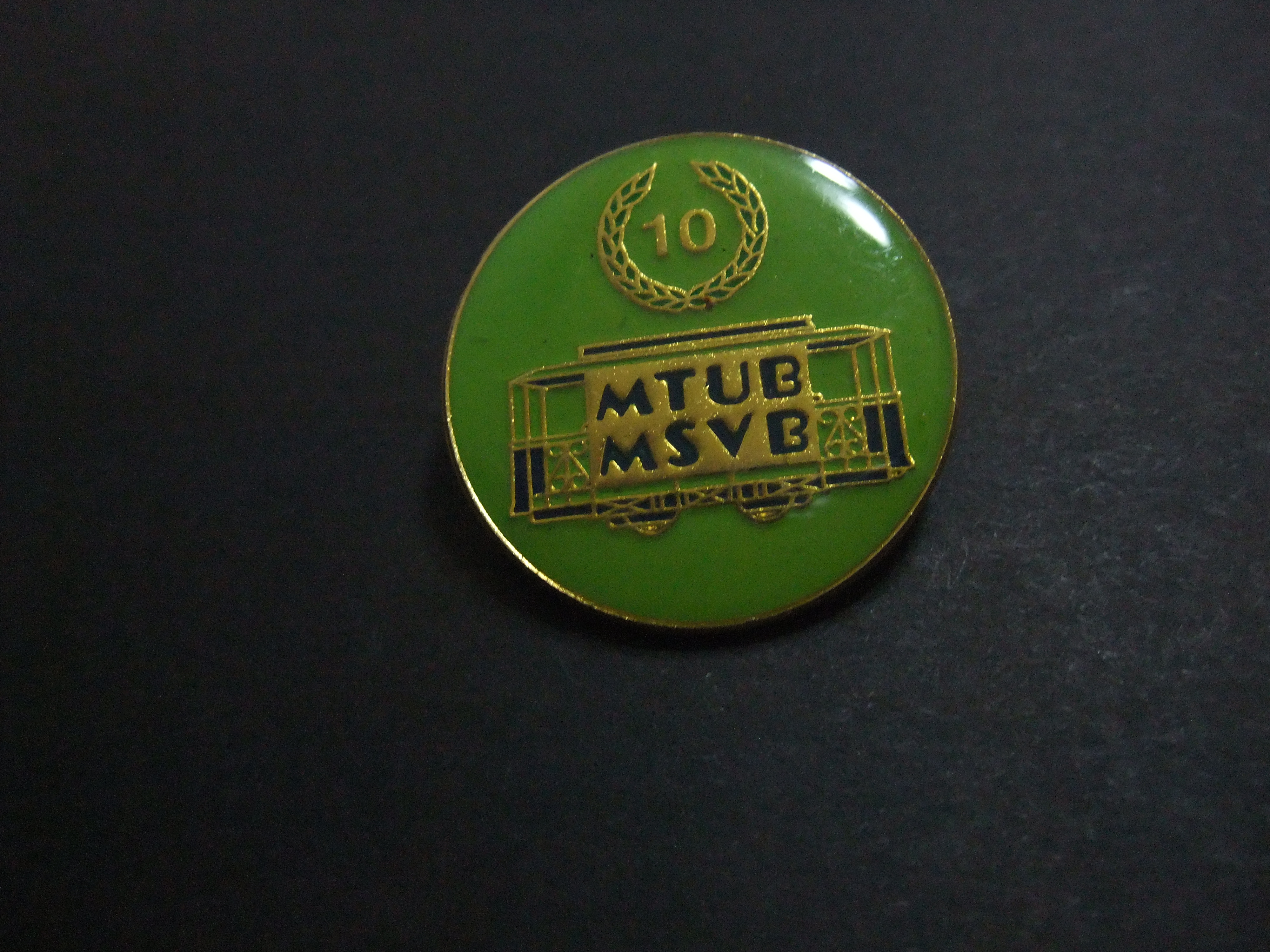 MSVB-MTUB Museum Stedelijk Vervoer te Brussel , 10 jarig , jubileum